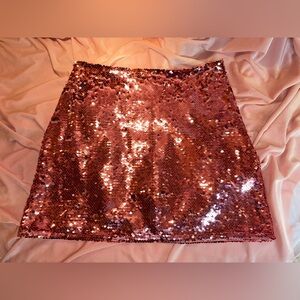 H&M Pink Sequin Skort – NWT – Size 8 🩷